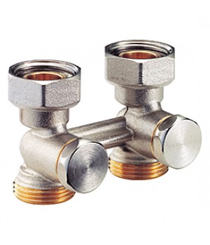 УЗЕЛ НИЖНЕГО ПОДКЛЮЧЕНИЯ GIACOMINI R387, ПРЯМОЙ H-ОБРАЗНЫЙ, 3/4", 3/4", Н ЕК-НГ