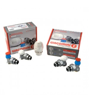 КОМПЛЕКТ GIACOMINI ДЛЯ ПОДКЛЮЧЕНИЯ РАДИАТОРОВ, R470F, ПРЯМОЙ, DN-15, 1/2", 1/2", ВН