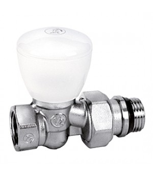 КЛАПАН GIACOMINI R6TG, ПРЯМОЙ, 3/4", 3/4", ВН, ХРОМИРОВАННЫЙ, ОТВОД С ГЕРМЕТИЧНОЙ ПРОКЛАДКОЙ