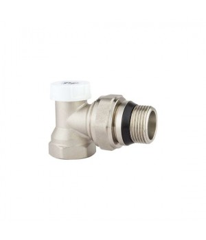 Клапан радиаторный PROFACTOR Ø 1/2" настроечный угловой с конусным затвором и кольцевым уплотнением