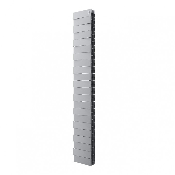 Радиатор биметаллический Royal Thermo PianoForte Tower 200/Silver Satin Bianco Traffico - 22 секций