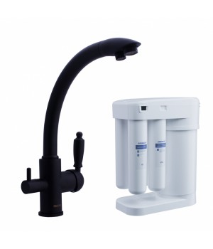 CМЕСИТЕЛЬ ДЛЯ КУХНИ SWEDBE SELENE PLUS В КОМПЛЕКТЕ С ФИЛЬТРОМ АКВАФОР МОРИОН, K8045M