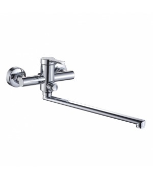 СМЕСИТЕЛЬ ДЛЯ ВАННЫ С ДЛИННЫМ ИЗЛИВОМ Z-ФОРМЫ SWEDBE DIANA 1050