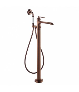 СМЕСИТЕЛЬ НАПОЛЬНЫЙ С ДУШЕВОЙ ЛЕЙКОЙ SWEDBE TERRACOTTA ART 2514